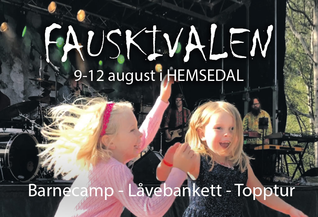 Fauskivalen 2018 - pakke inkl overnatting og festivalpass