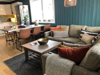 Midtuke på Skarsnuten Apartments med mat