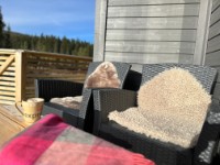 Enjoy a morning coffee on the terrasse with the sun warming you up.